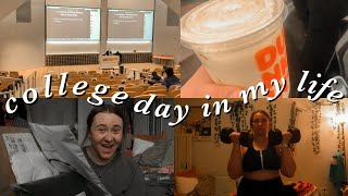 COLLEGE DAY IN MY LIFE @UIC: full day of classes, coffee, subway, Amazon haul, workout & more!