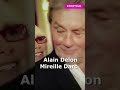 alain delon and mireille darc. not everyone is lucky enough to have a friend like you alain. delon