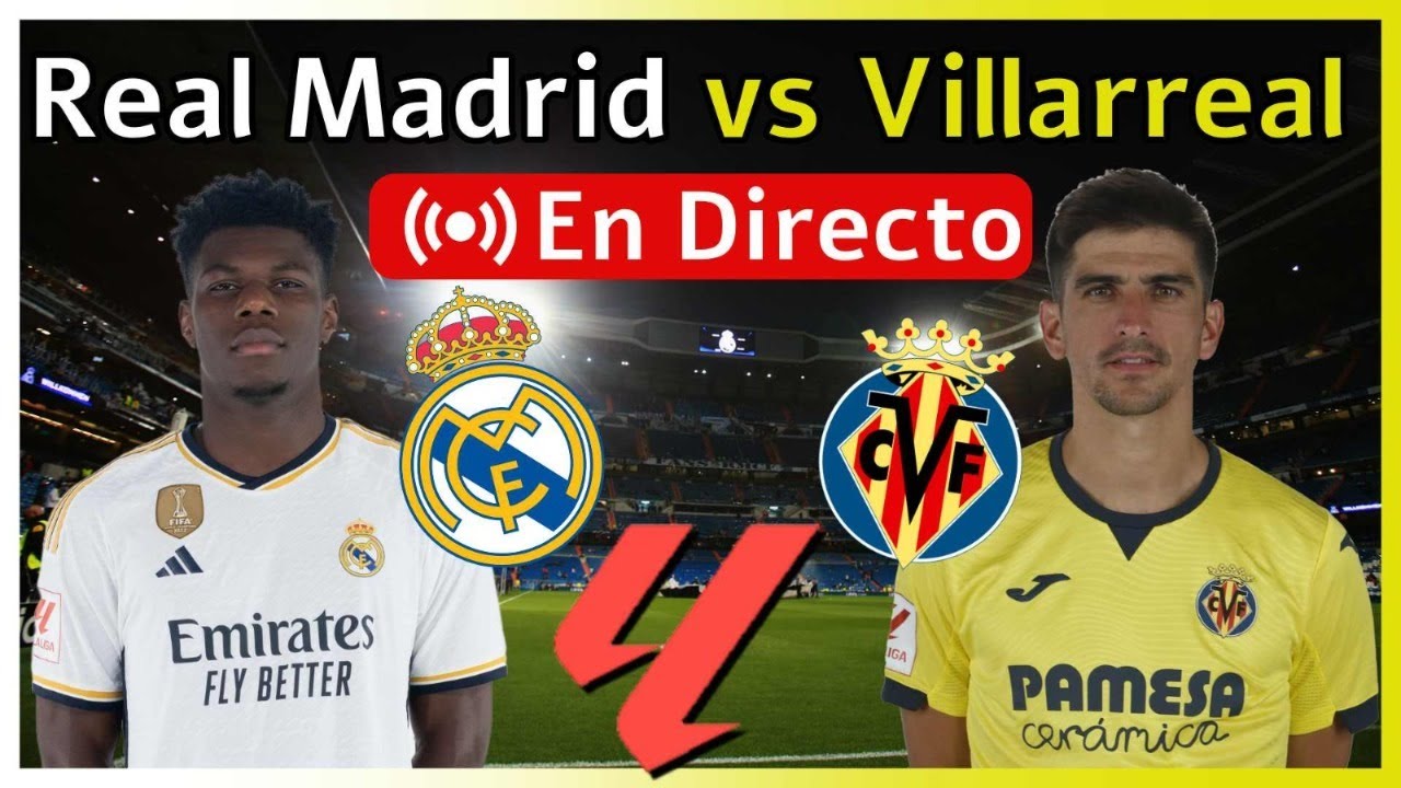 LaLiga Jornada 17 //23-24// REAL MADRID VS VILLARREAL Desde El Santiago ...