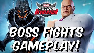 Ultron & Kingpin Boss Fight Gameplay & Spider-Man Takedowns - Marvel Future Revolution