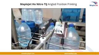 Printing Made Easy: Hx Nitro Angled Printing on Plastic Water Bottles