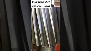 Finishing Cut Helical Gear