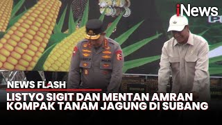 Mentan Amran dan Kapolri Tanam Jagung Serentak 1 Juta Hektar di 19 Provinsi | News Flash