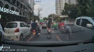 [ TH 4K ] Driving in Thailand EP.261 : City Commute morning 28.01.2025