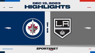NHL Highlights | Jets vs. Kings - December 13, 2023
