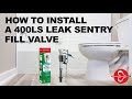 Toilet is Leaking: Use Fluidmaster 400LSR Leak Sentry® Toilet Tank Fill Valve Toilet is Leaking: Use Fluidmaster 400LSR Leak Sentry® Toilet Tank Fill Valve