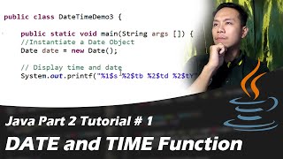 HOW to use DATE and TIME in JAVA? || CodeLikeLD Tagalog JAVA Tutorial