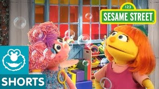 Sesame Street: Making Bubbles! | Julia \u0026 Abby Cadabby