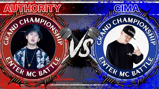 AUTHORITY vs CIMA / SPOTLIGHT 2019 MC BATTLE 決勝3本目 (2019年12月1日)