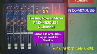 Power Mixer Yamaha PMX-402DUSB || Powered Mixer 350w x 2 || PMX-402