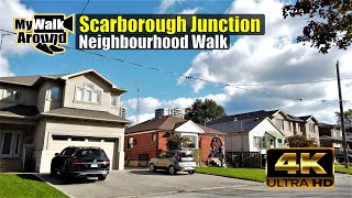 Toronto's Scarborough Junction Neighbourhood on halloween day October 31 2021