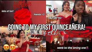 Going to my first Quinceañera 🌹 | dancing, friends, and more! | Camryn Attis | #
