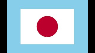 Japan, Draw Flag of Japan using Python Turtle Graphics