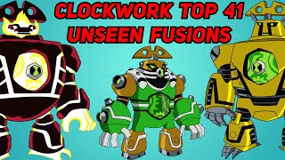 Ben 10: Clockwork Top 41 Unseen Fusions || Clockwork Top Unseen Fusions ||