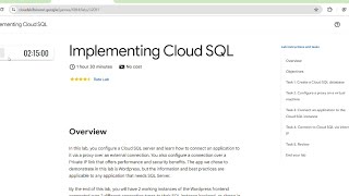 Implementing Cloud SQL | 2024 | #qwiklabs #arcades #arcades2024