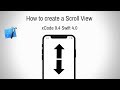 How to add Scroll View to app
