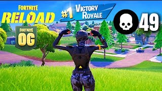 OG Fortnite Reload RANKED | High Kill Squads Gameplay | PS5