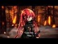 Nightcore~ I see fire, female version + Lyrics