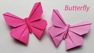 Origami Butterfly Fold with Paper | Make Paper Butterfly Decoration Yourself   Wall Decor