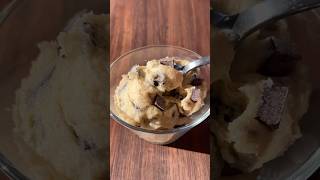 Single Serving Edible Chocolate Chip Cookie Dough! 🍪✨ #recipe #cookiedough #baking #dessert rt
