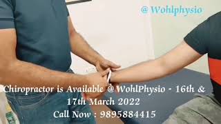 Chiropractic Adjustment \u0026 Treatment in Kerala | Best Physiotherapy Clinic WohlPhysio-CALL 9895884415