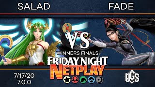 Friday Night Netplay #12 - Winners Finals - Salad(Palutena) Vs. fade(Bayonetta)