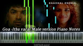 Goa - Ithu Varai Piano Notes(FLM) | Kaadhal Endral | Yuvan