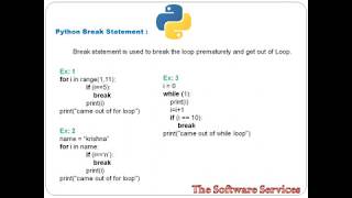 46 Python Break Statement in Telugu