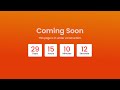 How To Make Coming Soon Page Using HTML, CSS And JAVASCRIPT | Countdown Timer | Rizowan Ahmed Safi