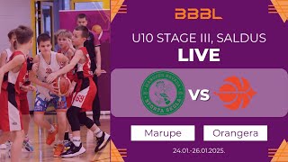 Mārupes NSS 2015 vs Orangera Basketball 2015 | BBBL Boys U10