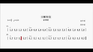 分解和弦-卡林巴教學(kalimba)