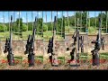 SSG 24, Bar 10, TAC 41, SRS a1, KC 02 airsoft sniper test 80 m