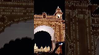 Mysore dasara festival Lightings in Mysore palace #ytshorts #shortsfeed