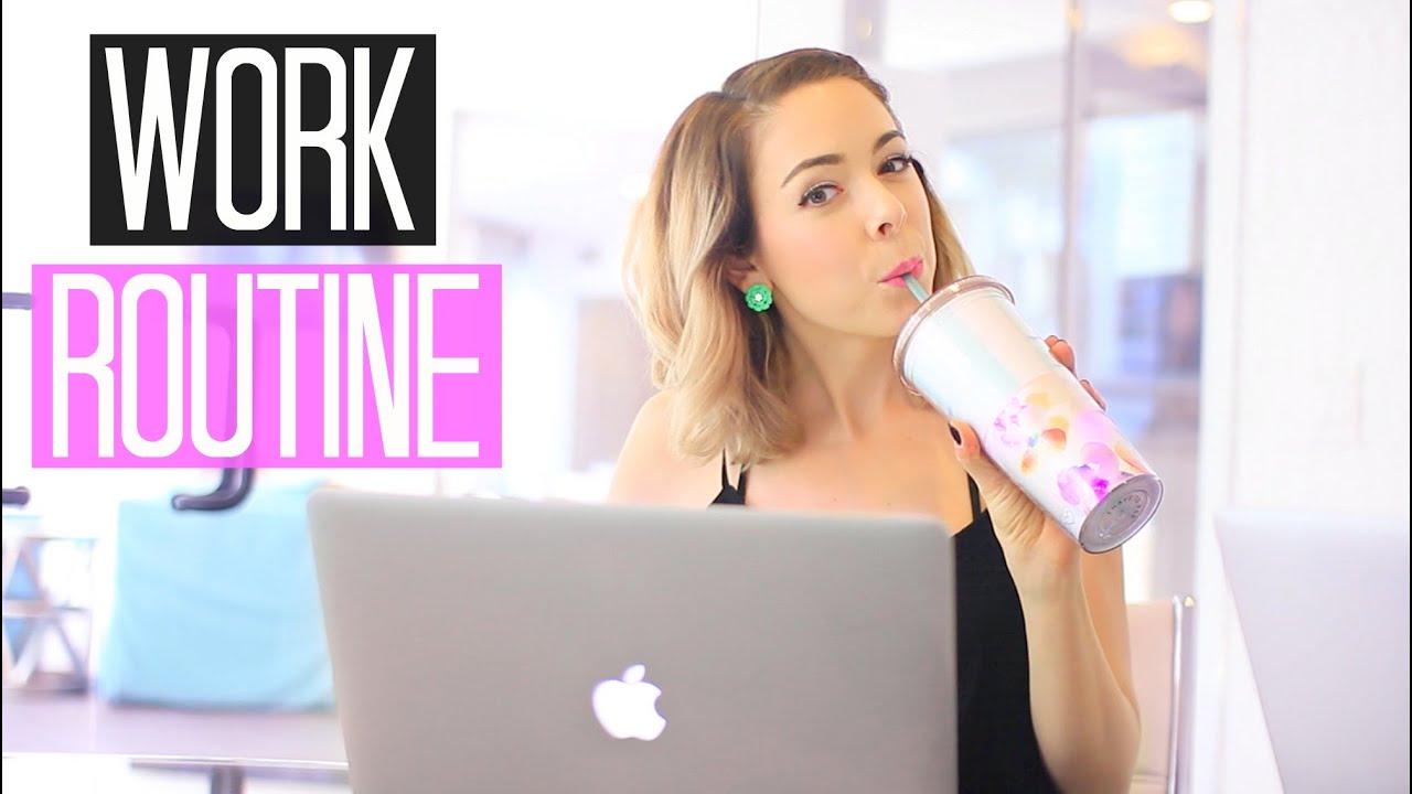 A Day In My Life My Youtube Work Routine Youtube