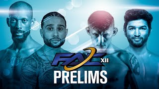 FAC 12 Free Prelims | Dana White: Lookin' For a Fight + Nelk Boys in Attendance Scouting Fighters