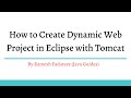 How to Create Dynamic Web Project in Eclipse with Tomcat