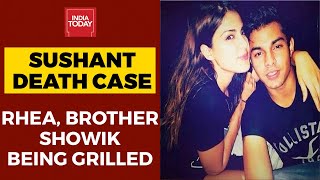 Sushant Singh Rajput's Death Case: Rhea, Brother Showik Being Grilled By CBI | Munish Pandey Reports