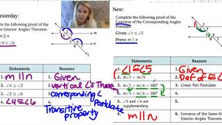 7-2 Proving Lines Parallel