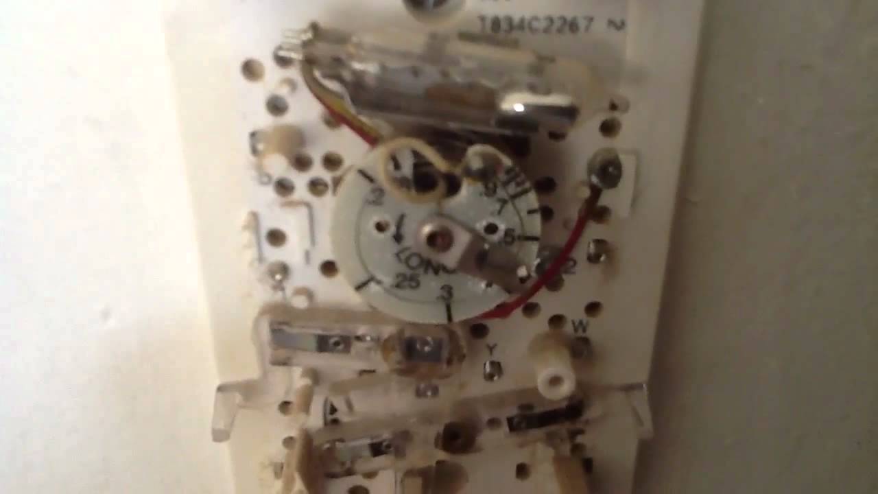 Honeywell Mercury Thermostat; Older Models Should Be Changed Out - YouTube