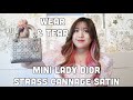 Wear & Tear- Mini Lady Dior Strass Cannage Satin (4 Years)