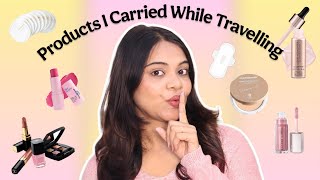 MAKEUP PRODUCTS I CARRIED WHILE TRAVEL | Women Personal Hygiene | SuperBeautyDezires