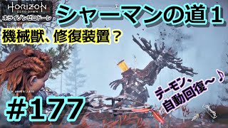 【ホライゾンZD # 177】DLC・シャーマンの道1／機械獣修復装置・制御塔【Horizon Zero Dawn／ノーマル／字幕プレイ動画】