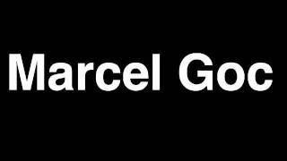 How to Pronounce Marcel Goc Florida Panthers NHL Hockey Player Runforthecube