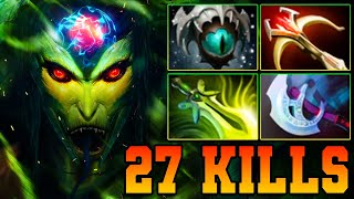 27 Kills Medusa Dota 2 !! Medusa Dota 2 Guide Carry Safelane Build Skills Gameplay 7.37