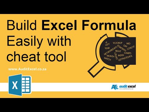 Easily build formula in Excel 2003. No need to remember functions!