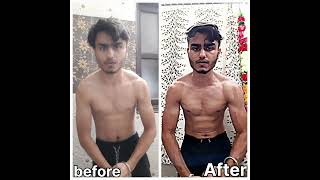 3 month natural skinny to muscle body transformation (motivational) 17year boy transformation #yt20
