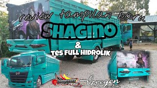 Review tampilan baru truck shagino tosca || modifikasi truck hino| tes semua hidrolik ,tam cargo