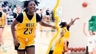 Deser'ee Mponezya debut with BUZZER BEATER (15 Points) | Shawnee Mission West vs Lawrence Free State