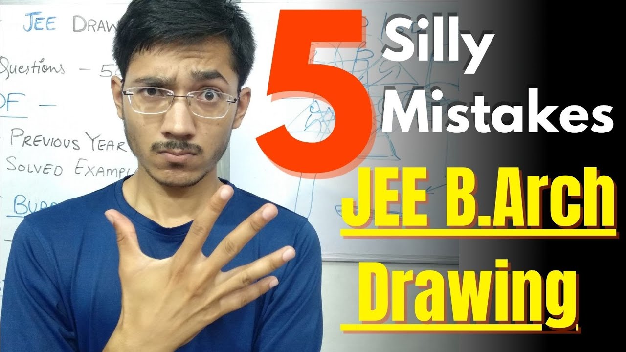 Avoid These 5 Mistakes In JEE (B.Arch) Drawing Test 2021 | B Arch Jee ...