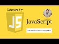 User Defined Function in JavaScript Basic (7)